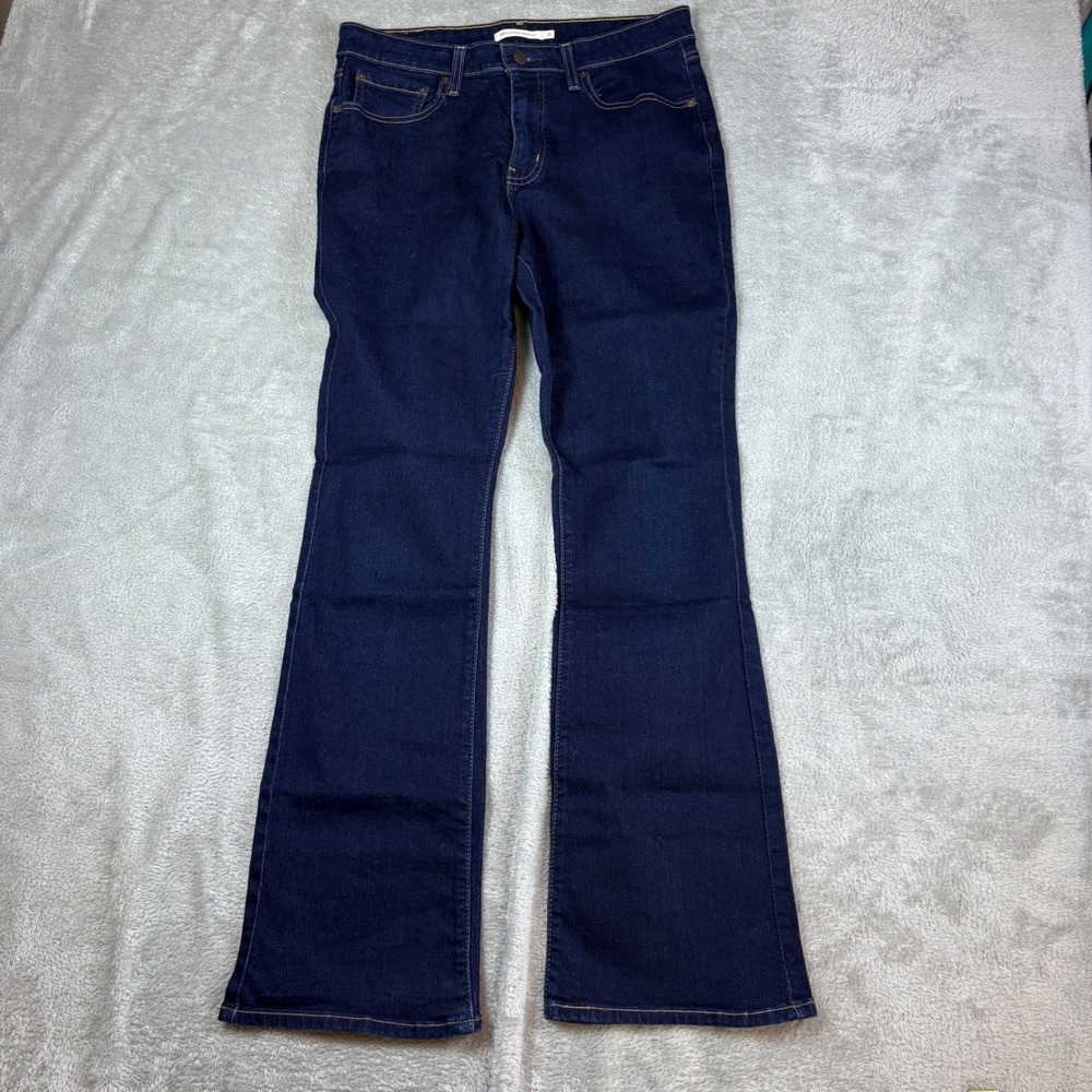Levi's Jeans Womens 31 (Fits 32x31) 725 High Rise Bootcut Blue Stretch‎ Denim